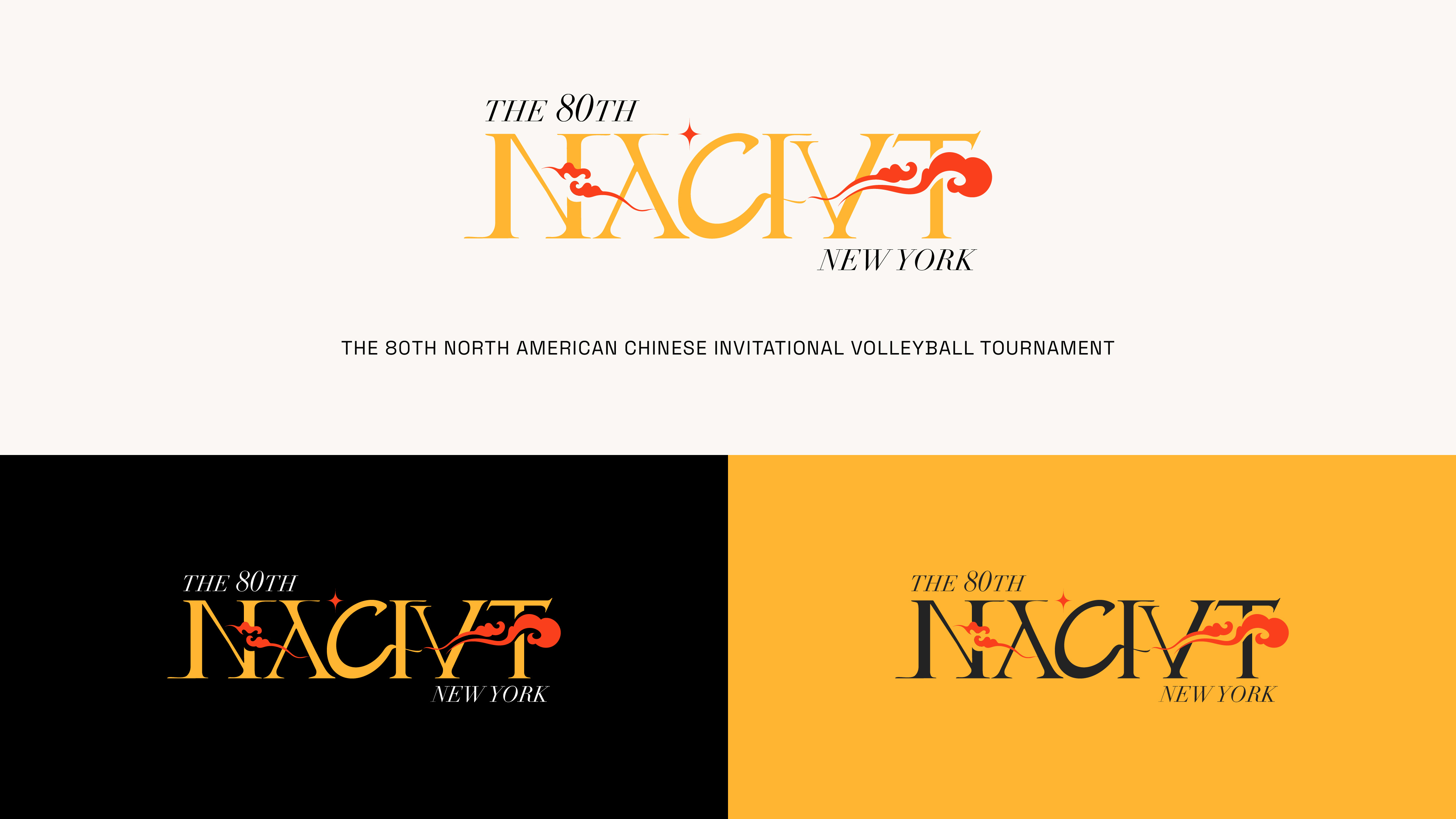 The 80th NACIVT New York logo system